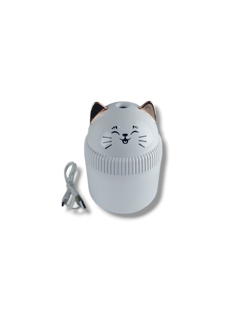 Cute Cat Air Diffuser, Cool Mist, Room Humidifier - Colorful Light for Decor and Relaxation - Ideal for Bedrooms and Living Rooms - Image 1